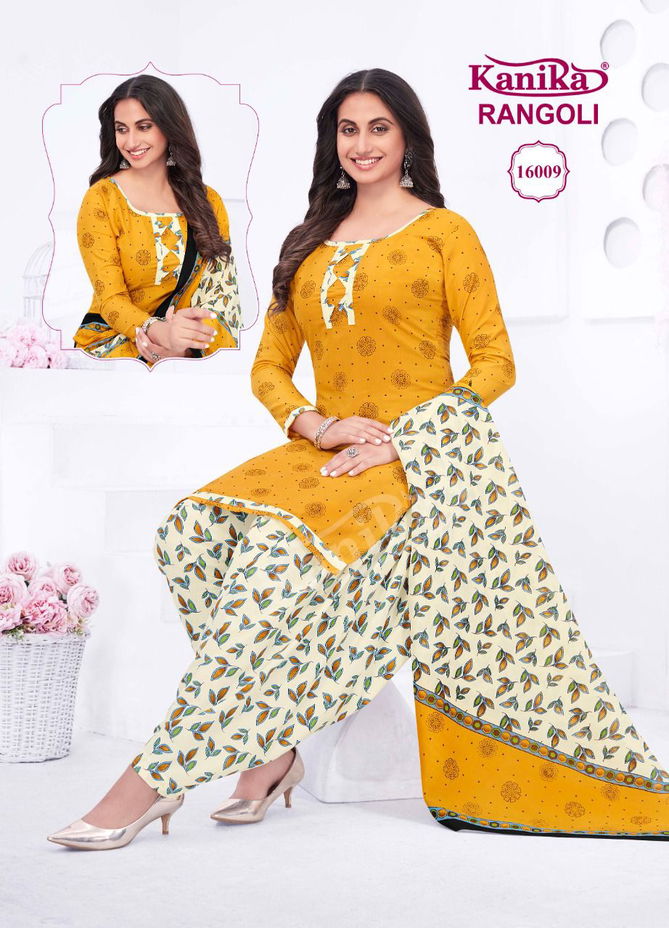 Kanika Rangoli Vol 16 Daily Wear Wholesale Cotton Readymade Dress Catalog